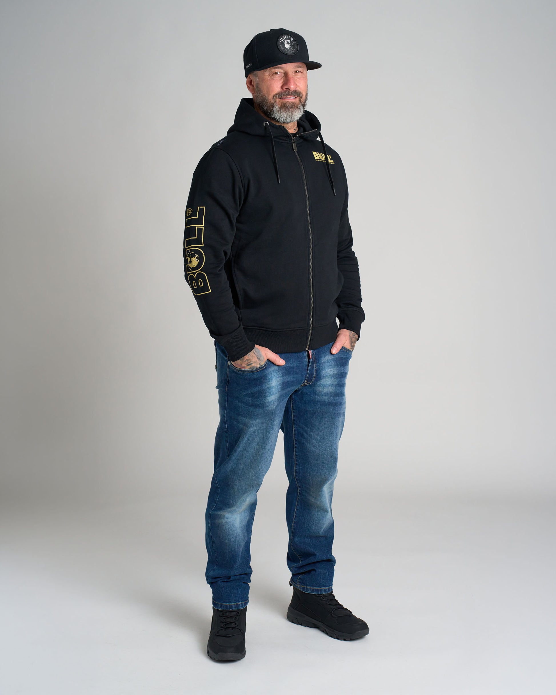 BULL Men's Sweatshirt BLACK