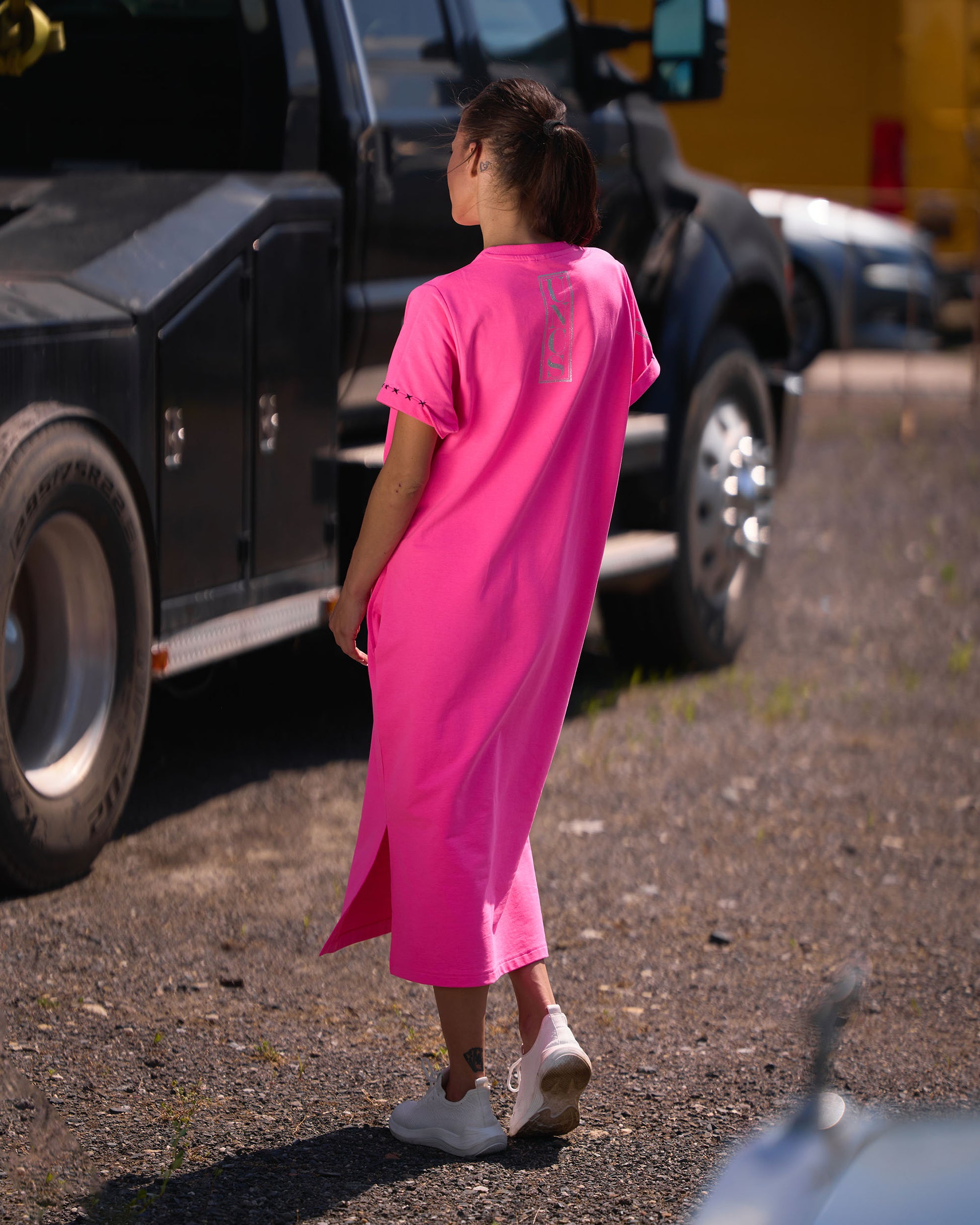 KELI Women's Dress NEON PINK