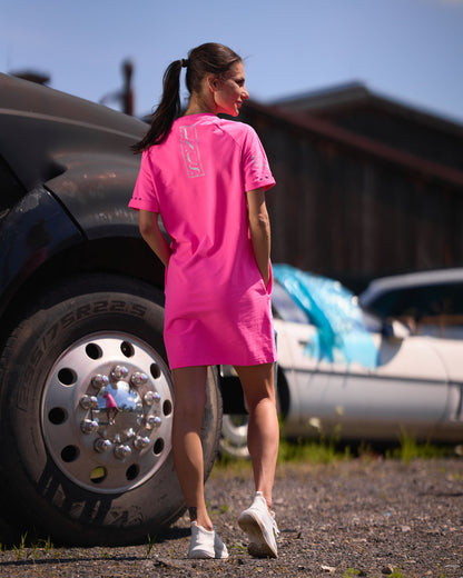 KELI Women's Dress NEON PINK