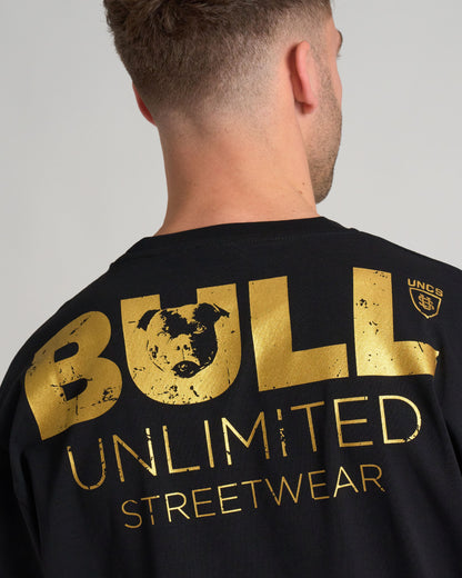 BULL III Men's T-Shirt BLACK/GOLD
