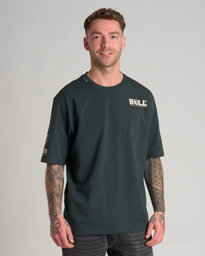 BULL III Men's T-Shirt KHAKI/WHITE