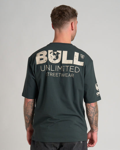 BULL III Men's T-Shirt KHAKI/WHITE