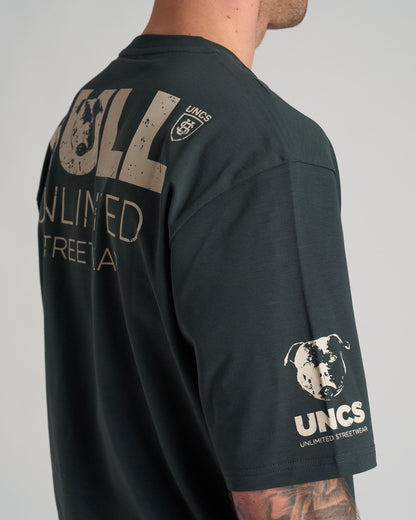 BULL III Men's T-Shirt KHAKI/WHITE