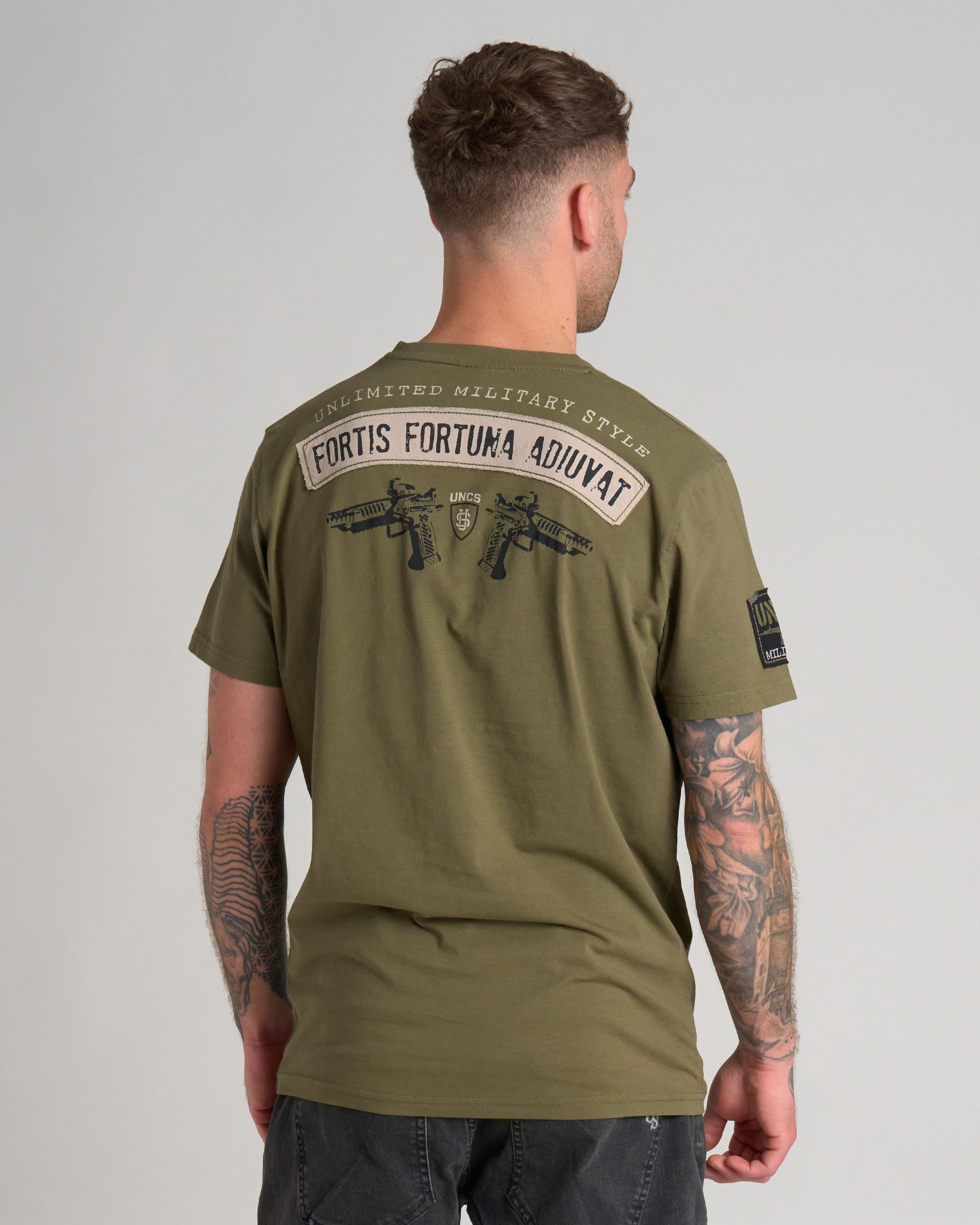 GUNS II Men's T-Shirt KHAKI