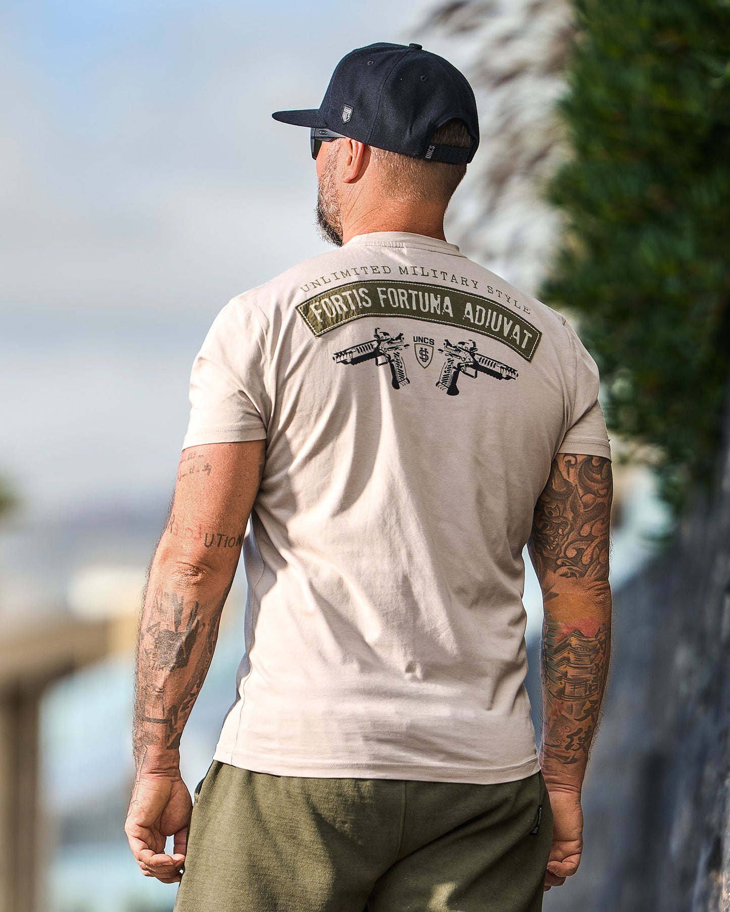 GUNS II Men's T-Shirt SAND