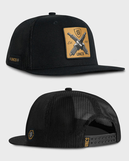 ENGINE Men's Cap BLACK/YELLOW