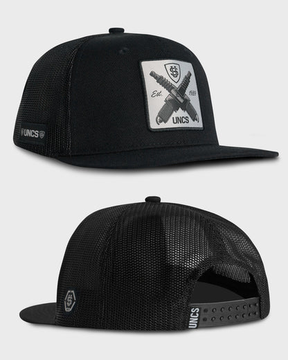 ENGINE Men's Cap BLACK/SILVER