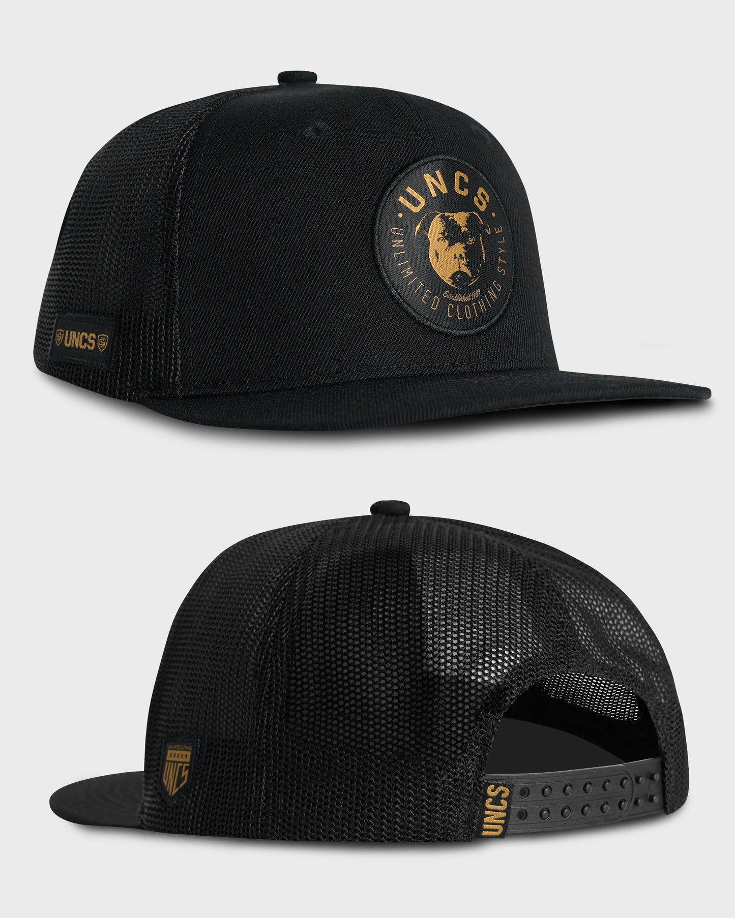 DOG Men's Cap BLACK/GOLD