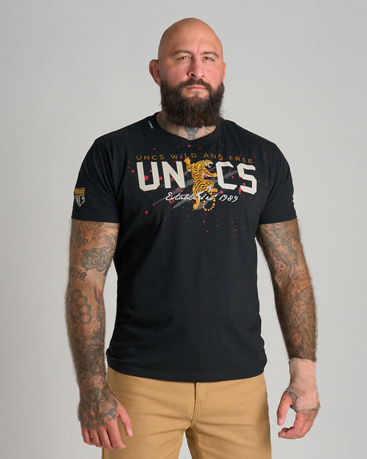 TIGER III Men's T-Shirt BLACK
