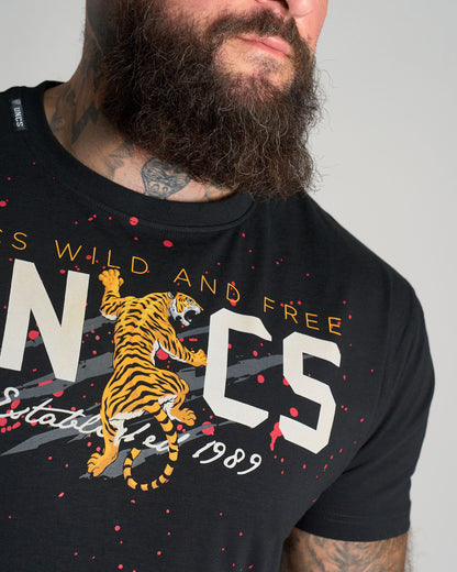 TIGER III Men's T-Shirt BLACK
