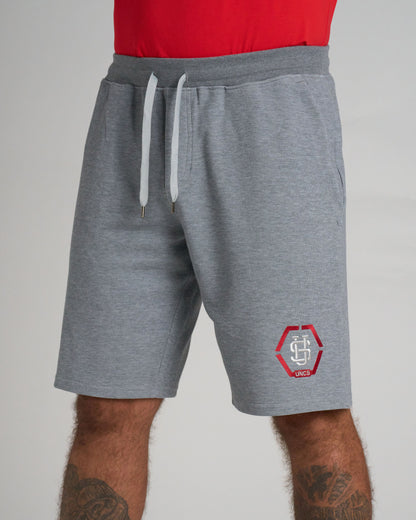 HEXAGON Men's Shorts GREY MELANGE