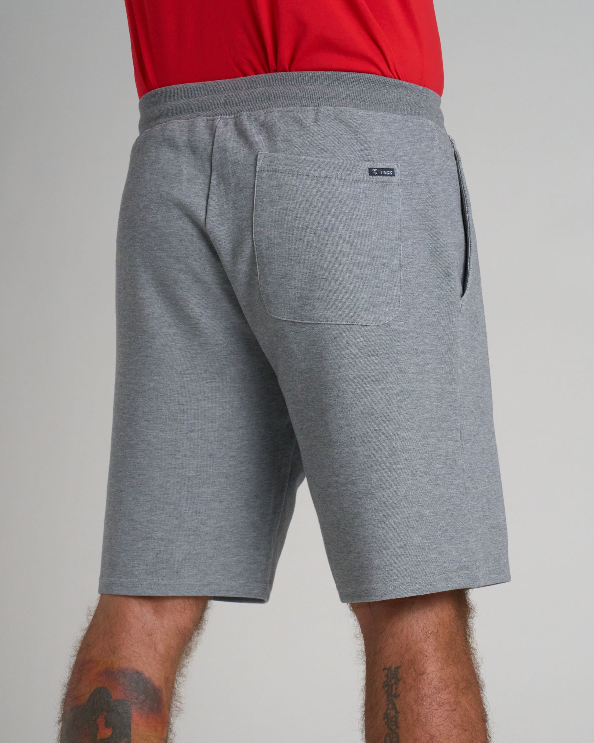 HEXAGON Men's Shorts GREY MELANGE