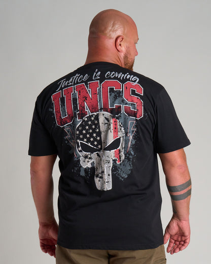 JUSTICE II Men's T-Shirt BLACK