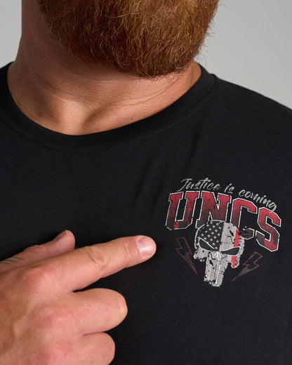 JUSTICE II Men's T-Shirt BLACK