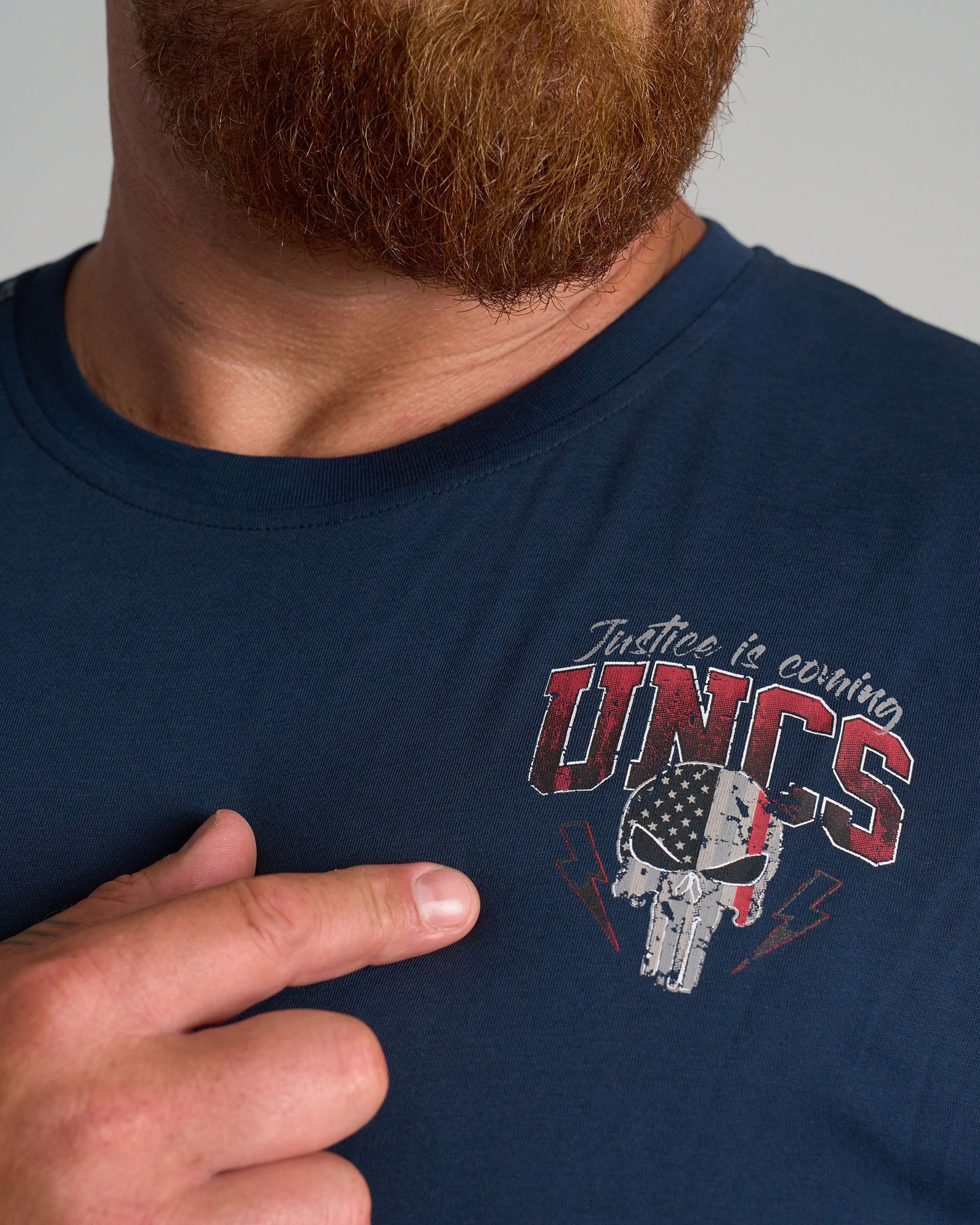 JUSTICE II Men's T-Shirt NAVY