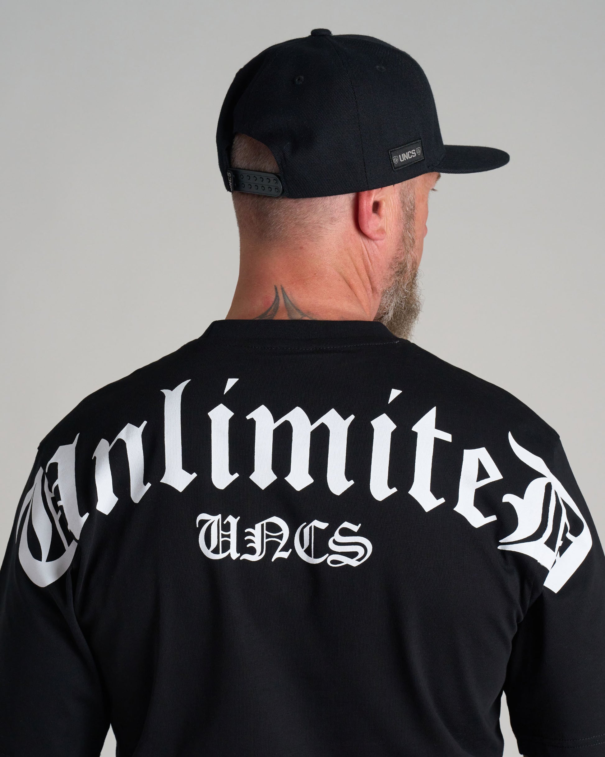 UNLIMITED (OVERSIZE) Men's T-Shirt BLACK/WHITE