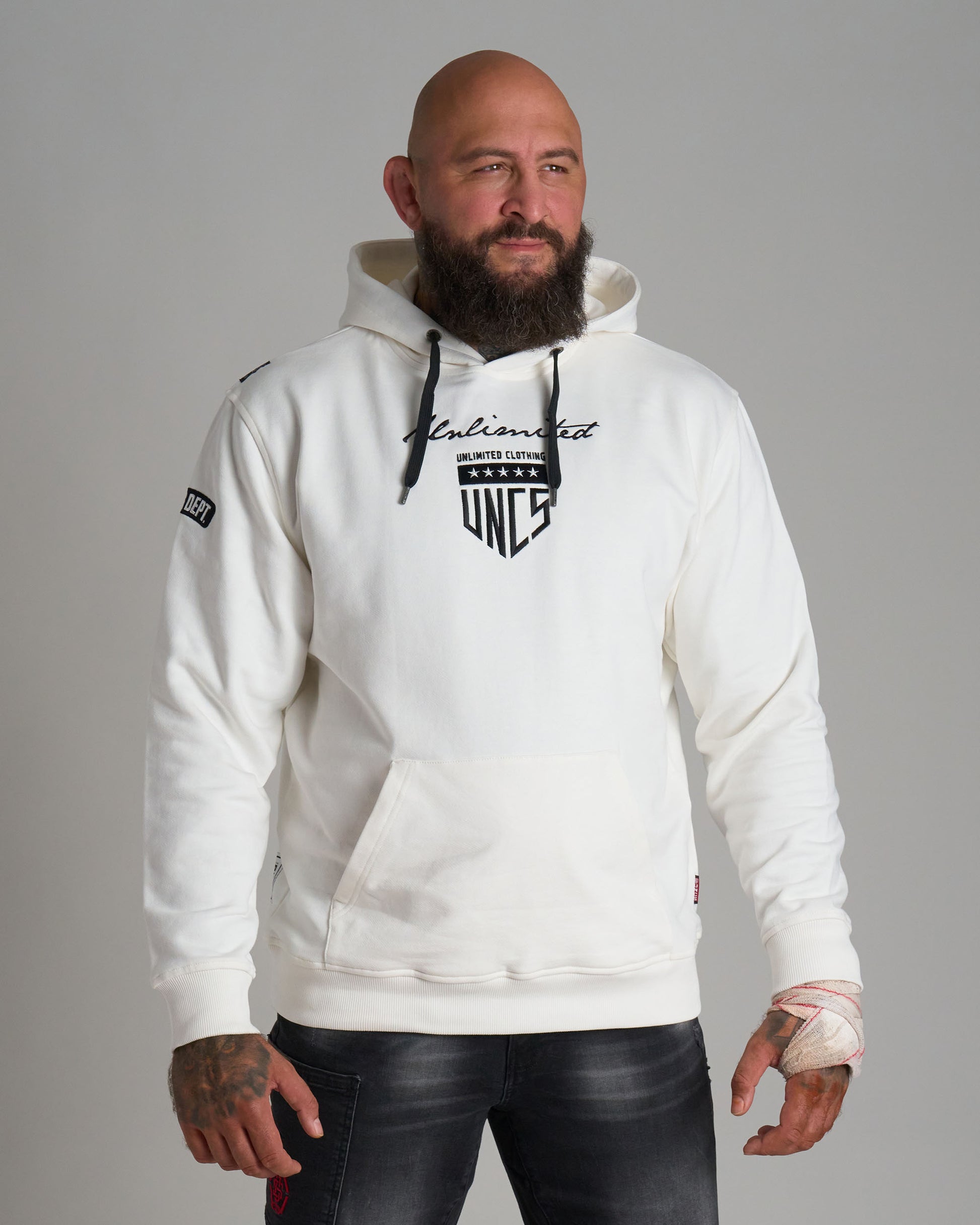 EDGAR Men's Sweatshirt WHITE