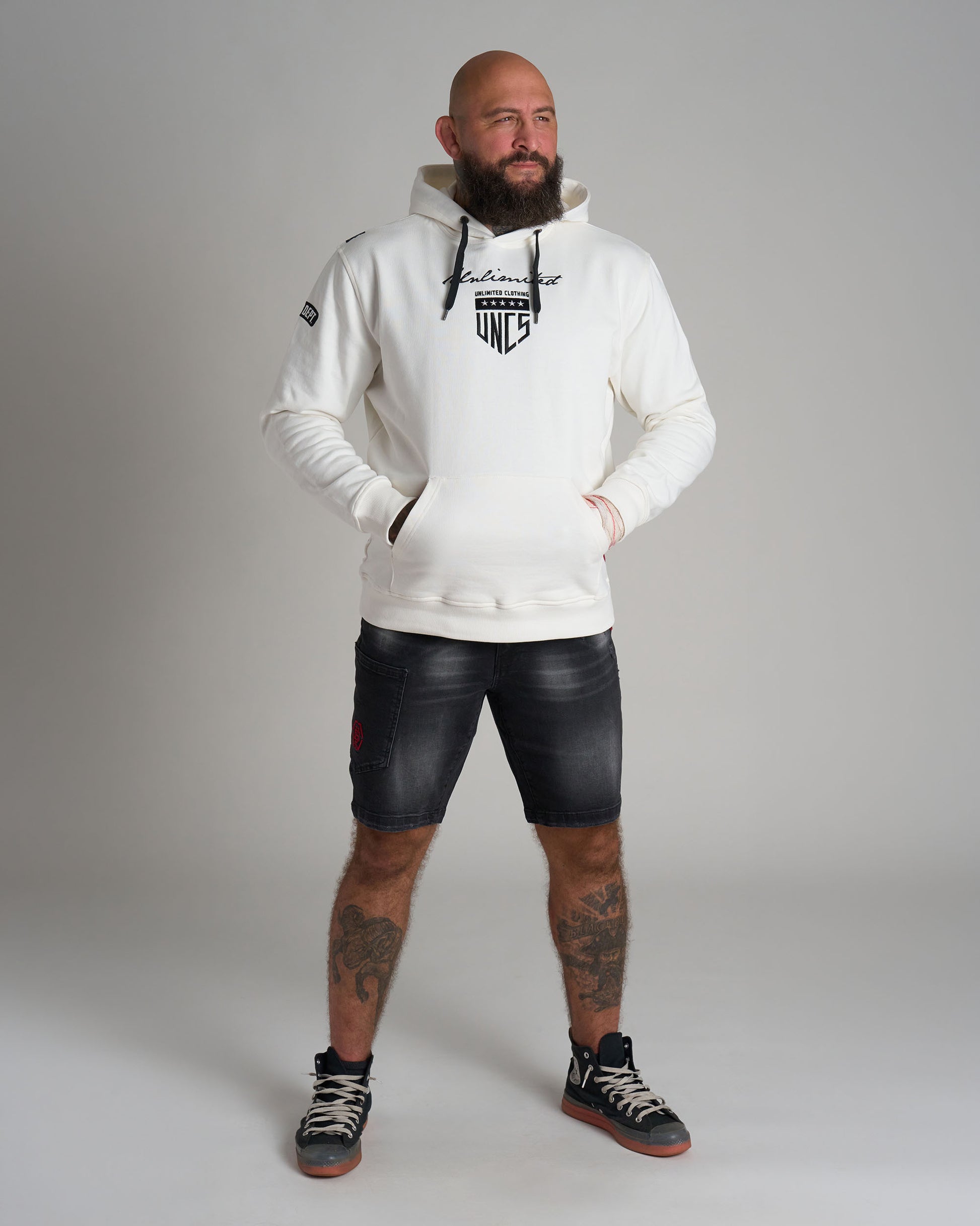 EDGAR Men's Sweatshirt WHITE