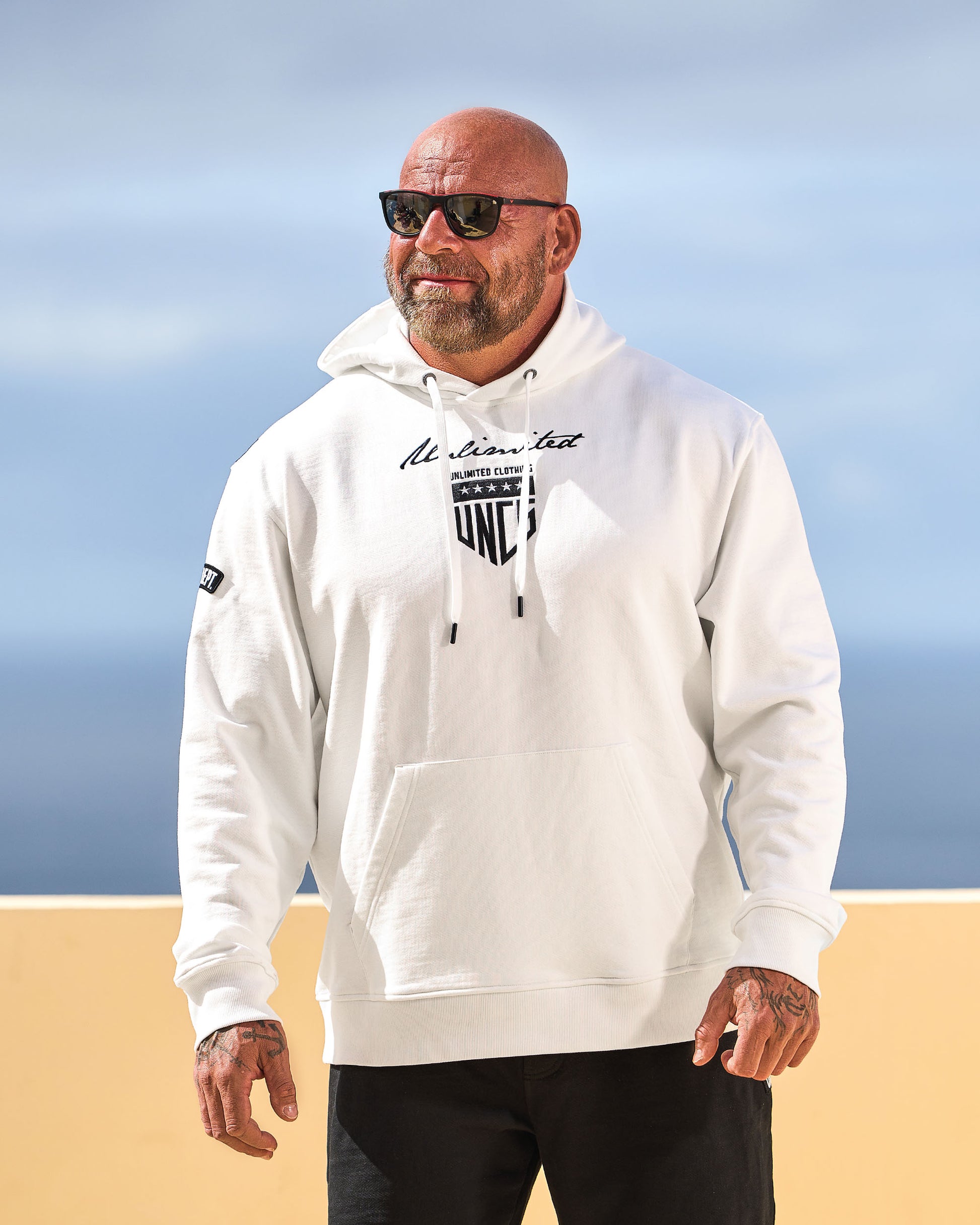 EDGAR Men's Sweatshirt WHITE