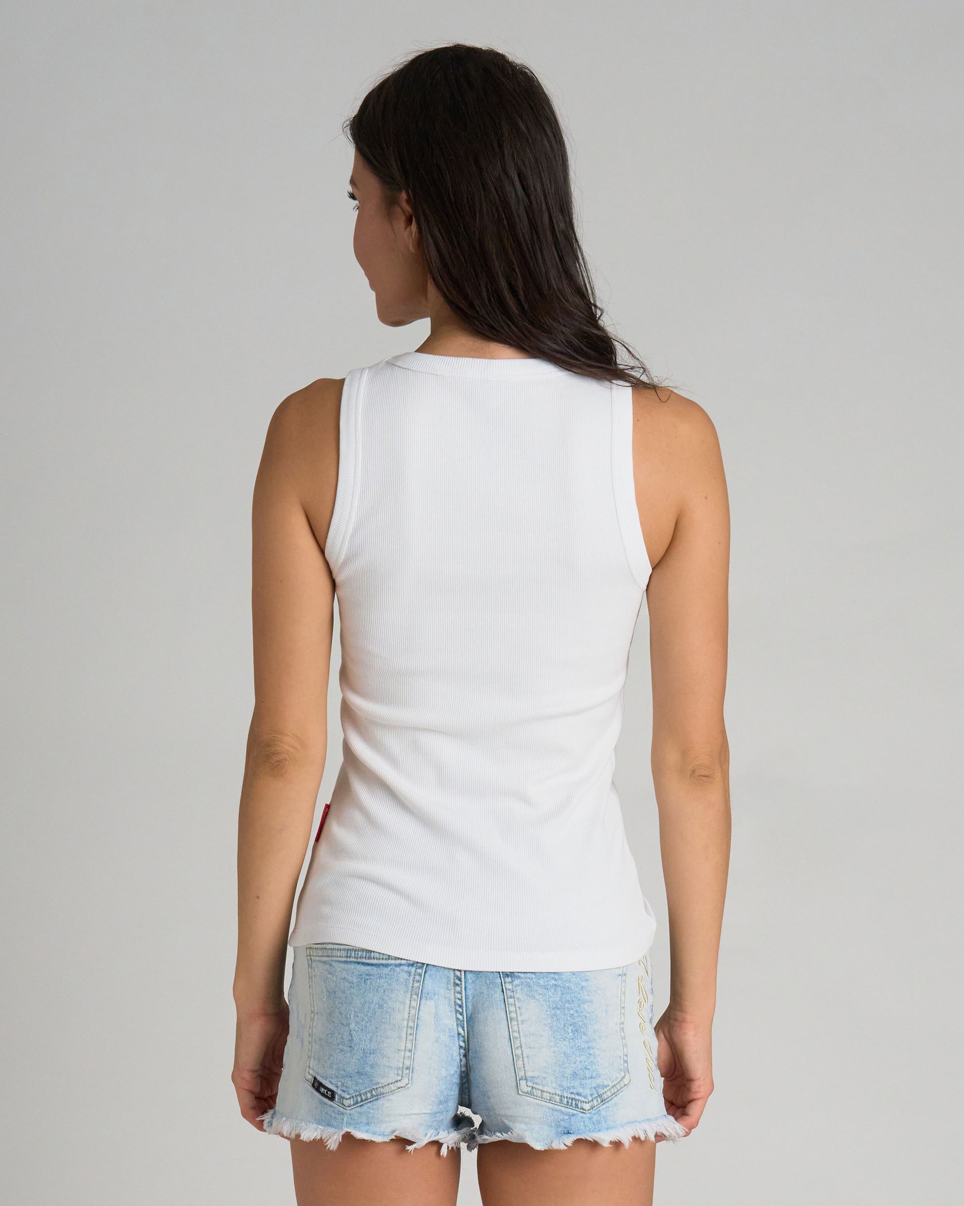 top BASIC Women's WHITE