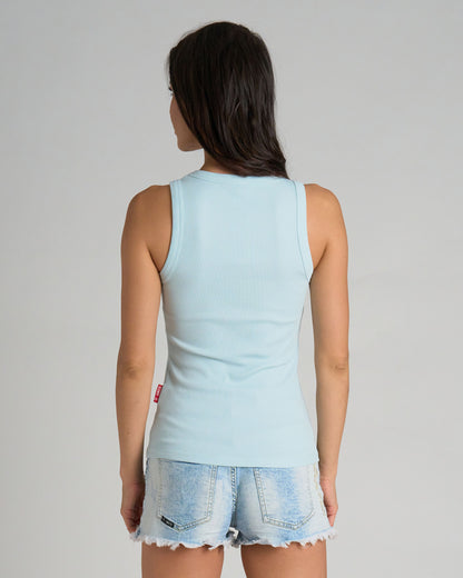 top BASIC Women's BLUE