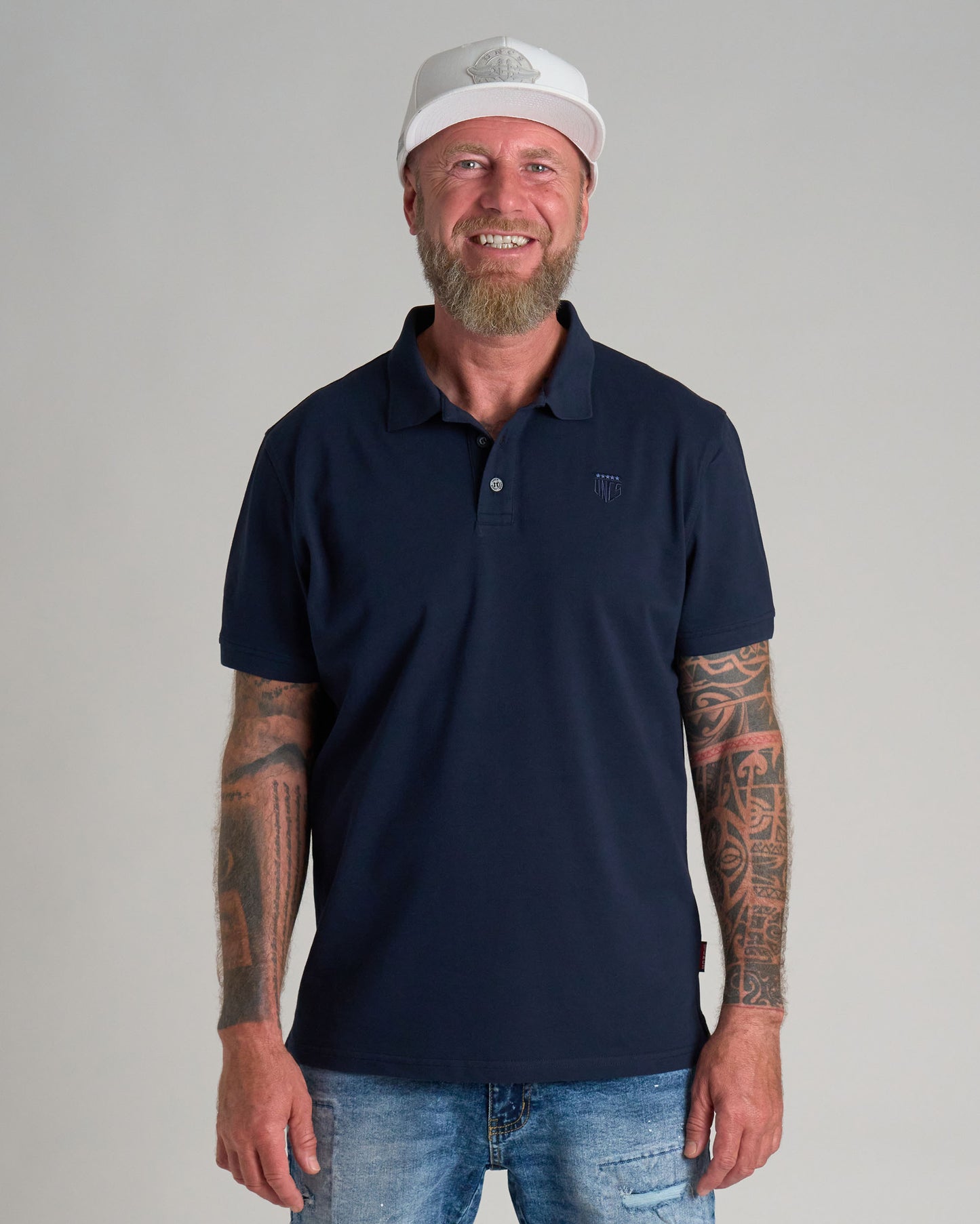 CARLOS Men's Polo NAVY