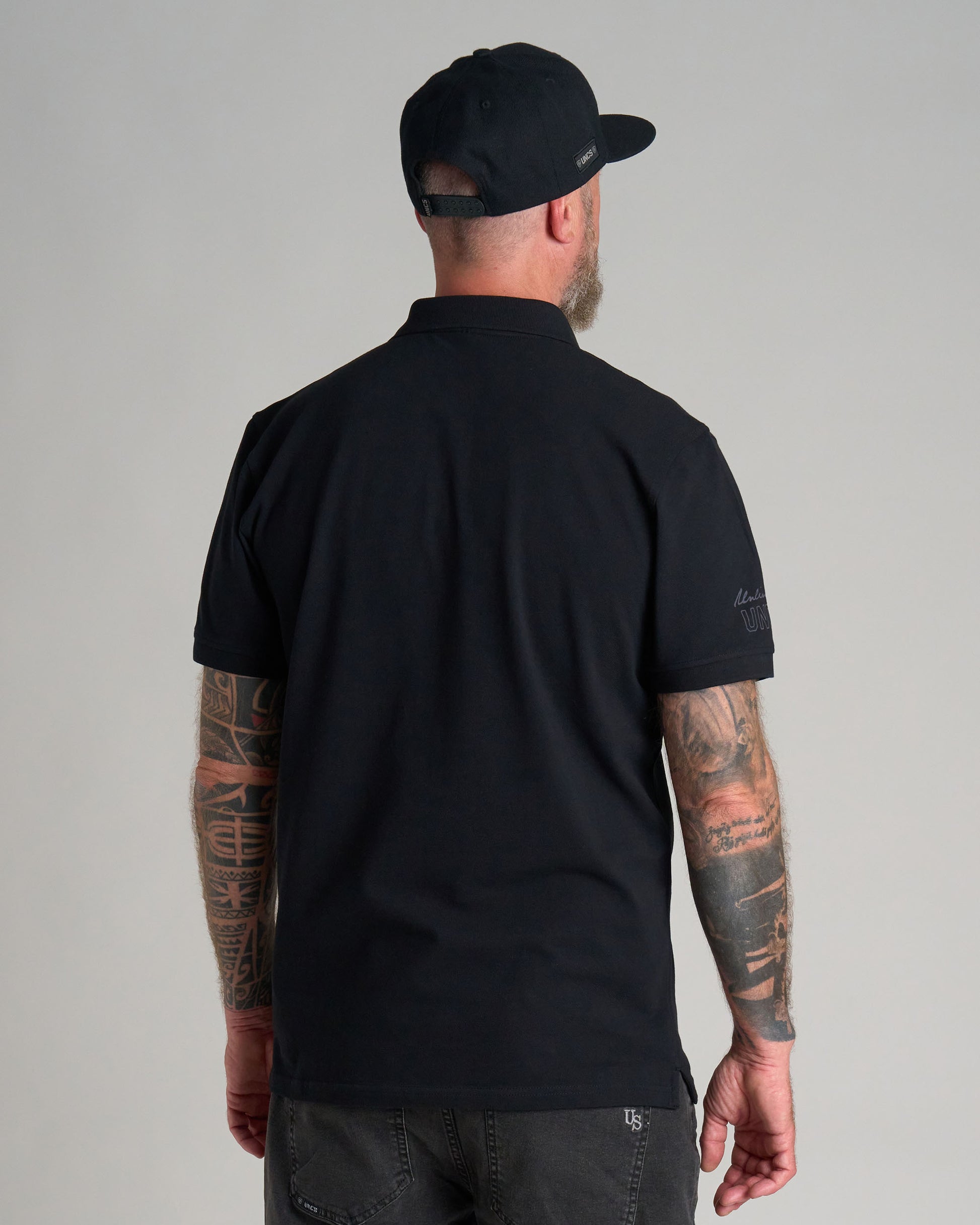 CARLOS Men's Polo BLACK