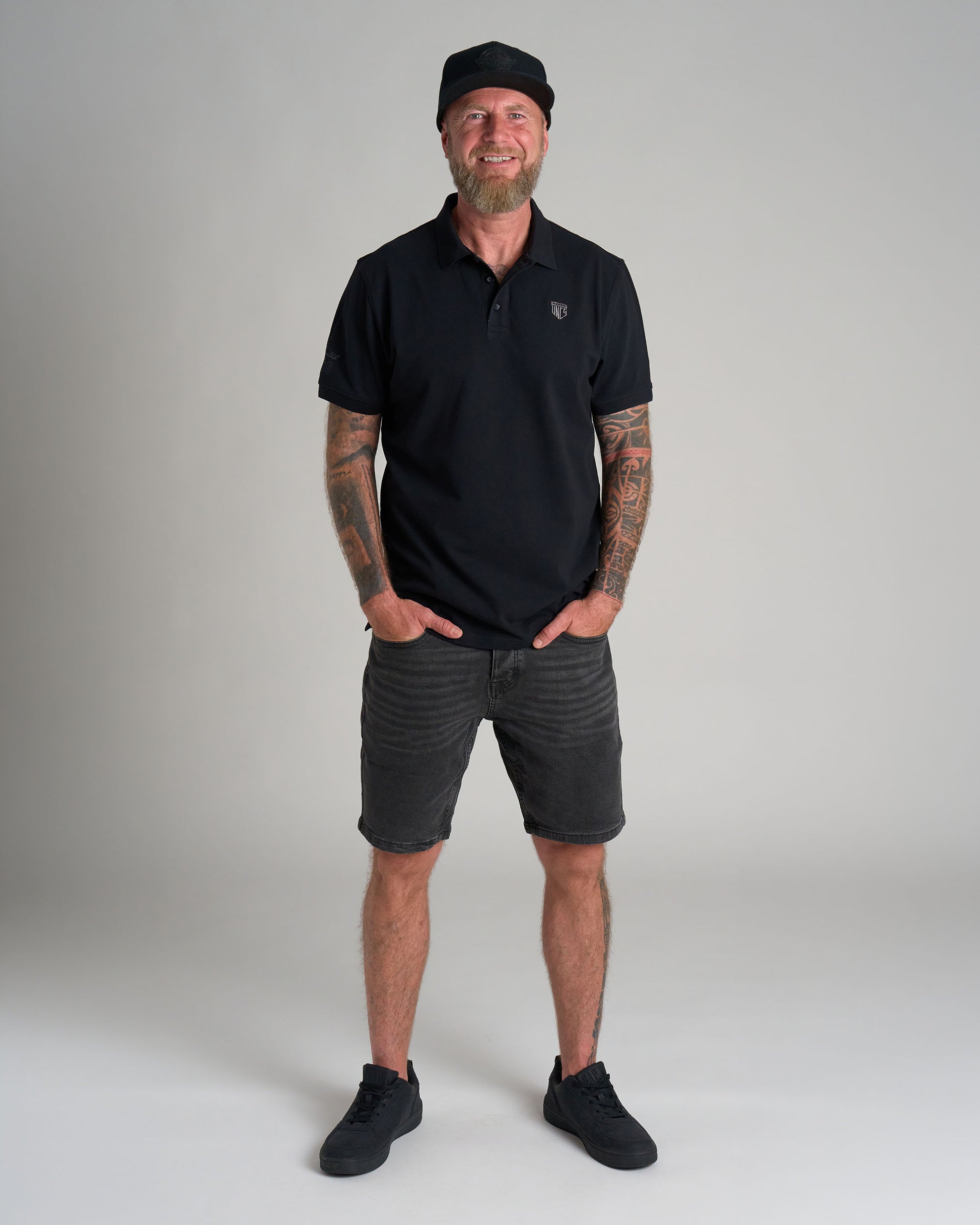CARLOS Men's Polo BLACK
