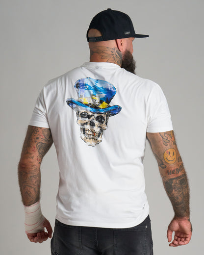 SKULL III Men's T-Shirt WHITE
