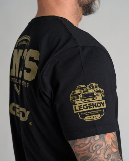 LEGENDY Men's T-Shirt BLACK