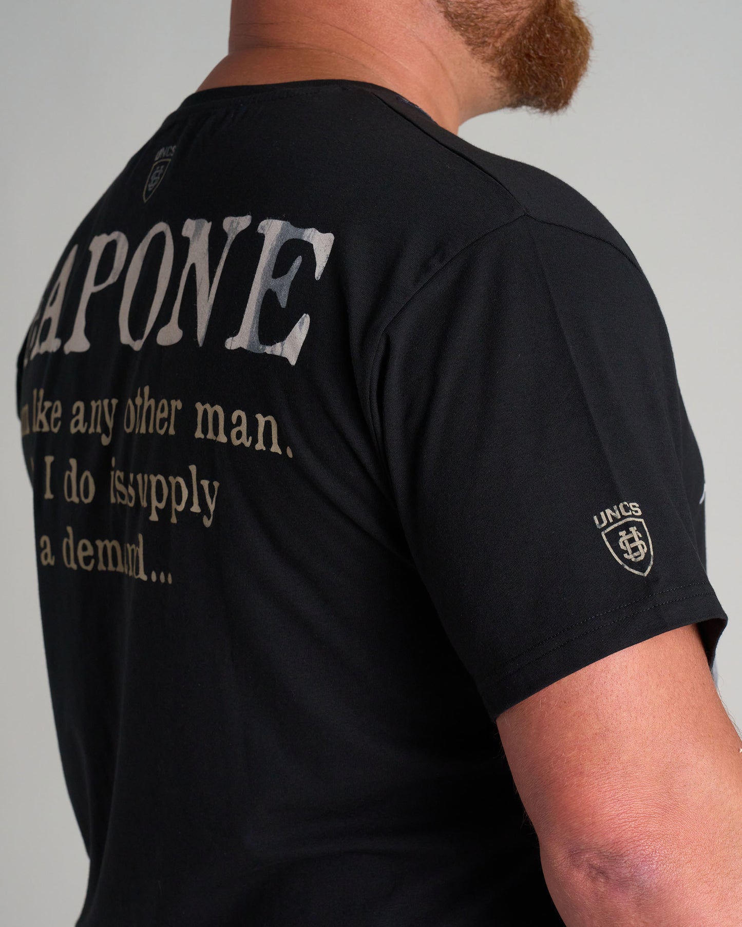 AL CAPONE III Men's T-Shirt BLACK