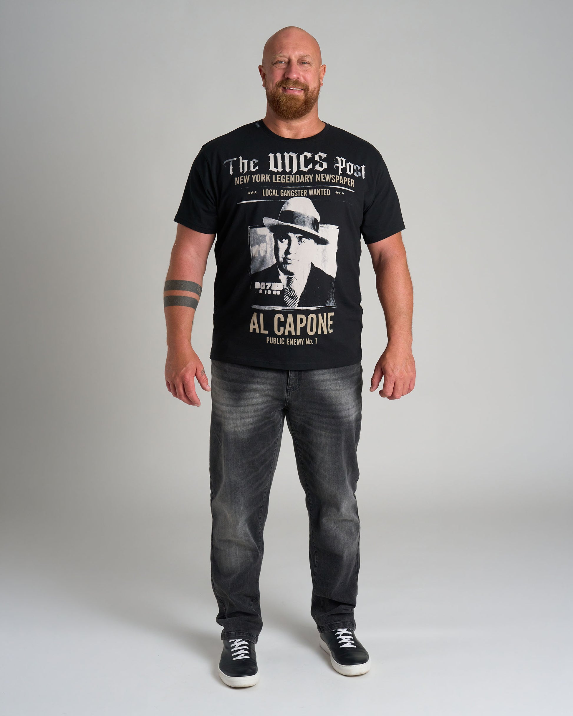 AL CAPONE III Men's T-Shirt BLACK