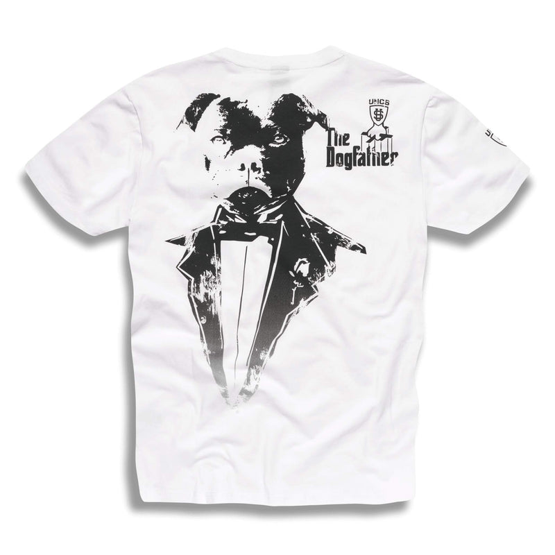 UNCS The Dogfather white t-shirt