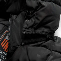 Mid-season jacket with removable hood