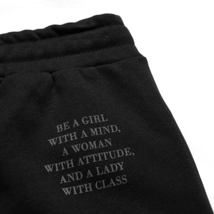 Be a girl with a mind pants