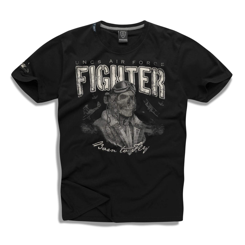 Fighter Pilot - Born to fly by David Uhl T-shirt Design