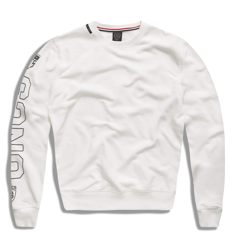 white overhead sweatshirt