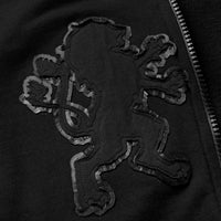 Jacket with lion embroidery
