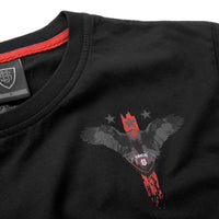 Men's Black T-shirt with eagle print