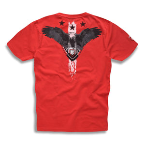 Red T-shirt with Eagle print