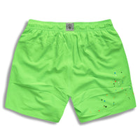 neon green swim shorts