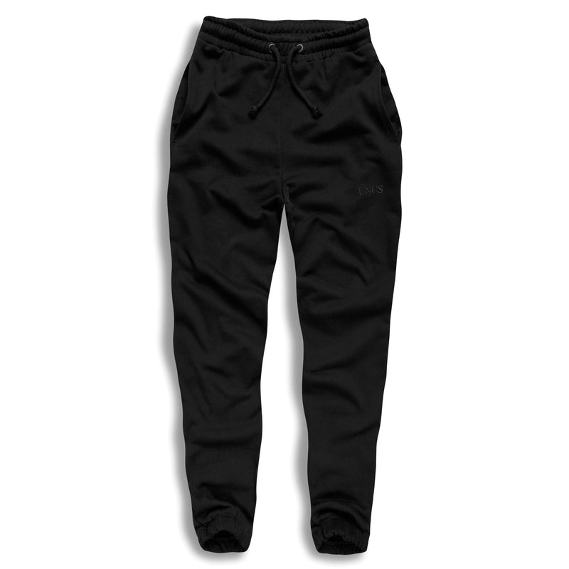 Black Sweat Pants tapered fit 